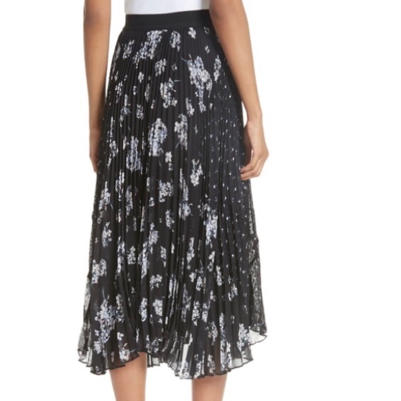 Rebecca Taylor - Pleated Hydrangea Skirt - Picture 2 of 6